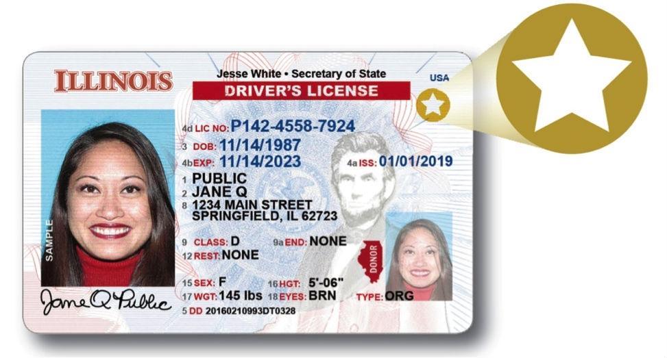 ¿Qué significa una estrella en la licencia de conducir?