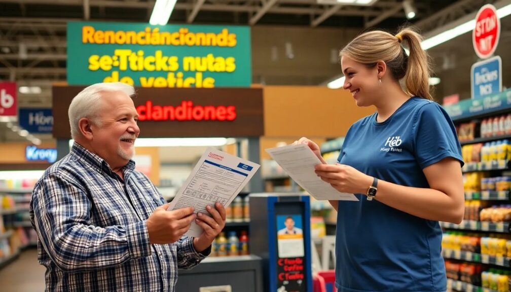 Renueva fácilmente tu sticker de placas en HEB o Kroger en Texas. Sigue estos simples pasos y evita contratiempos. ¡Hazlo ya!